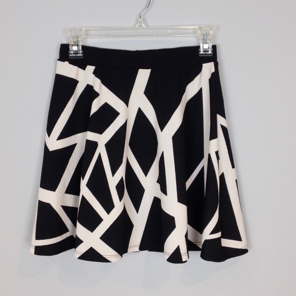 Bar III Printed A-Line Skirt D